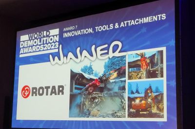ROTAR winner of the Innovation - Tools and attachements Award!!!!